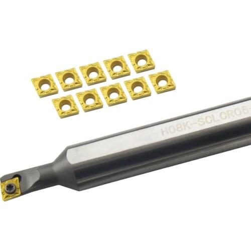 HSS Large handle small head turning tool bar H06K-STUBR06 H1005K-SWUBR06 H08K-SCLCR06-16 Carbide Inserts TBGT WBMT CCMT