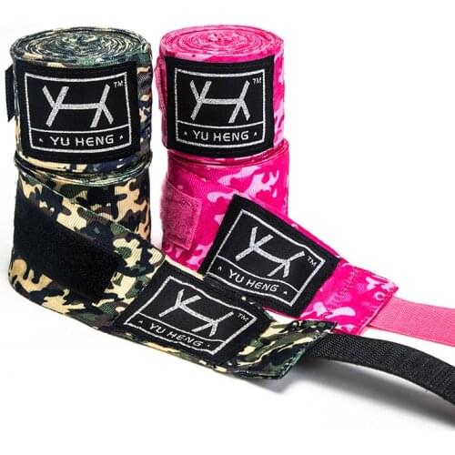 Hot Selling 1 Pair of Boxing Tied Hands with Bandages Cotton Stretch Muay Thai Sanda Protective Gear Kickboxing Equipment Gym