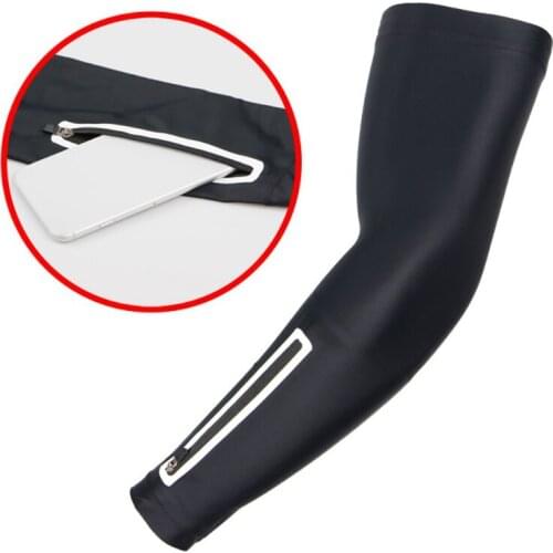 Sports Arm Sleeve Bag Phone Arm Bag Breathable UV Protection Anti-slip Protective Hand Elbow Cover Outdoor Sport Accessories