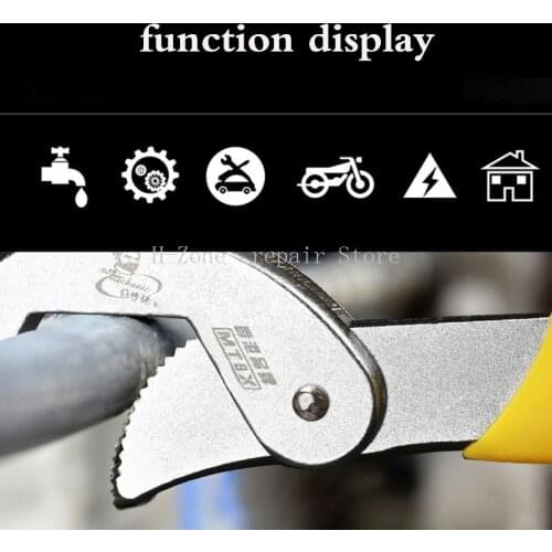 MECHANIC Universal Wrench Multi-function Universal Movable Board Quick Opening Movable Board Universal Pipe Clamp Tool