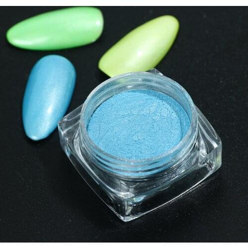 1pcs Neon Pigment Powder Nail Glitter Gradient Nail Art Decoration Fluorescence Colors Dust Sequin Eyes Decorations Manicure