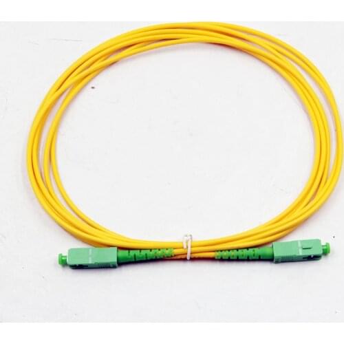 10pcs SC/APC-SC/APC Single-Mode Fiber Optic Patch Cord 1m 3m 5m 10m SC Pigtail Jumper FTTH Fiber Patch Cables Optical Jumper