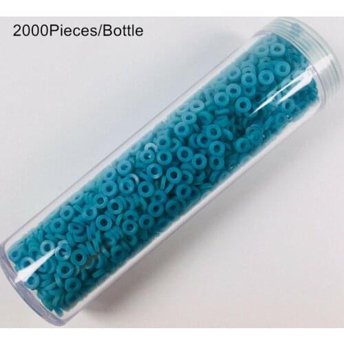 2000/Bottle Orthodontic Separators Dental Teeth Gap Rubber Elastic Bands Ties