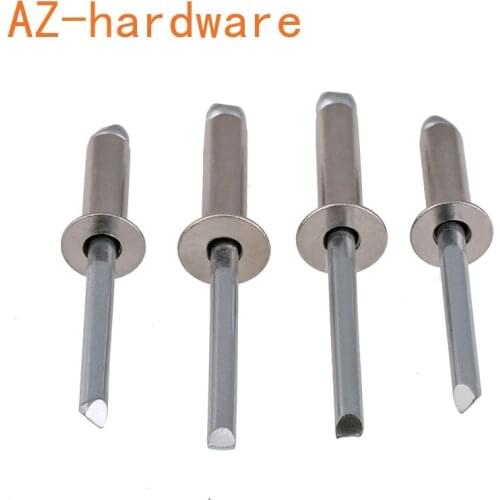 304 Stainless Steel Open Pull Nail Countersunk Core Pulling Rivet Decoration Nail Hollow Rivet M3M3.2