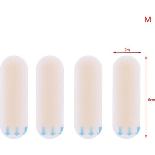 4Pc/Set Gel Soft Heel Sticker Womens Fashion Silicone Adhesive Hydrocolloid Gel Blister Plaster Anti-wearing Heel Sticker Patch