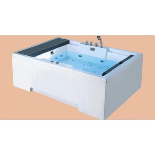 1850mm Whirlpool Bathtub Acrylic Hydromassage Surfing Colourful LED Light Tub NS3105V