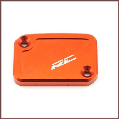 For KTM RC 390/250/200 RC390 RC200 2017 15 Motorcycle Accessories Front Brake Master Cylinder Fluid Reservoir Cover Cap CNC Logo