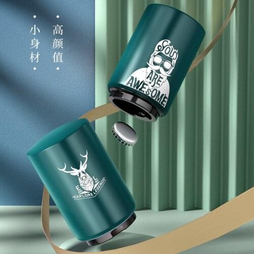 Beer bottle opener stainless steel automatic press cover opener multifunctional wine opener