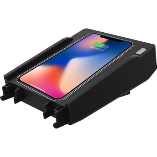 Aotsr QI Wireless Car Charger For Benz C-Series /GLC 2015-2019 Fast Wireless Charging Car Phone Holder for iPhone Samsung Xiaomi