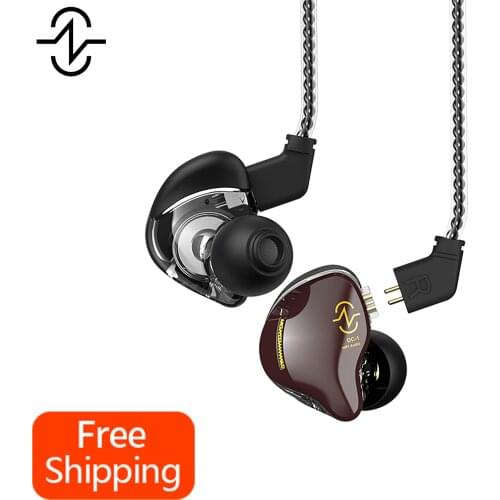 AK KBEAR CCZ Coffee Bean Dual Magnetic Circuit Dynamic Driver In-ear HiFi Earphone Headphone Earbuds Audiophile Ks1 KS2 Lark