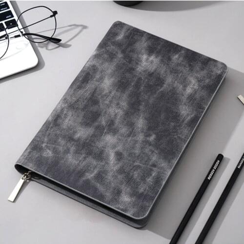 Diary Binder A5 Notebook with Rings Spiral Briefcase Zipper Notepad Office Agenda Planner Stationery Sketchbook Note Book Bag