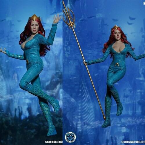 SUPER DUCK SET053 1/6 Blue Water Queen Clothes Set For 12" Female Figure Dolls In Stock Item