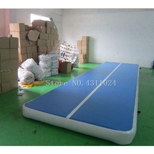 Inflatable Tumbling Gymnastic Air floor Mat Track 8x2x0.2m Inflatable Gymnastics Airtrack Tumbling Air Track Come With a Pump