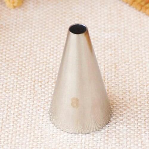 #8 Piping Nozzles Pastry Icing Tips Chocolate Baking Decorating Tools Stainless Steel