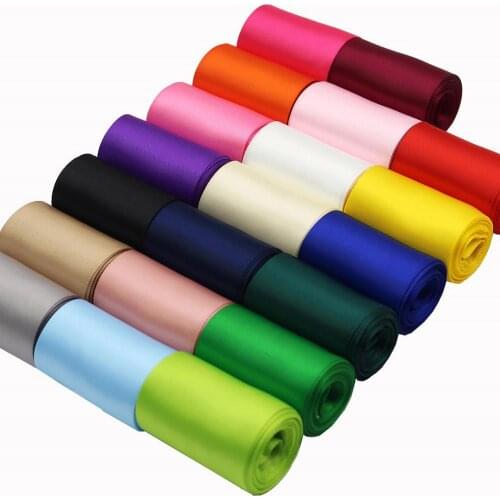 Solid Color Double Sided Polyester Satin Ribbon 20 Colors X 2 Yard Each Total 40 Yds Per Package