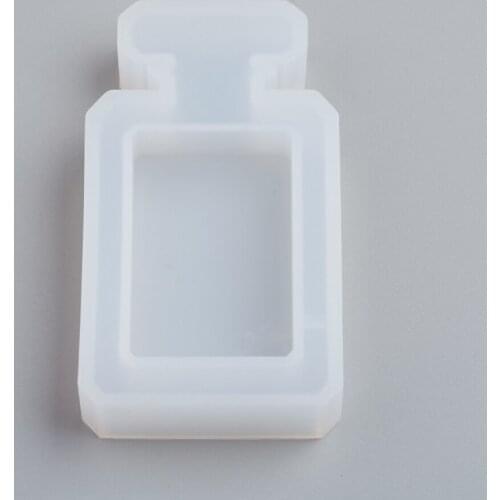 1pcs Clear Perfume Bottle Quicksand Silicone Molds DIY UV Resin, Epoxy Resin Jewelry Making Necklace Pendants Tools 39*69*13mm