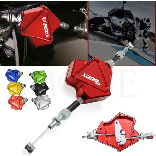 Motorcycle CNC Stunt Clutch Lever Easy Pull Cable System For Yamaha XT660 X XT660X XT 660 X 2004-2017 2005 2006 2007 2008 2009