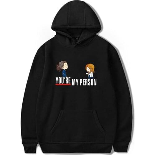 TV Greys Anatomy Cosplay Hoodies 3D Printing Long Sleeve Hooded Coats Jackets Tops Loose Large Size Sweatshirts Spring Autumn