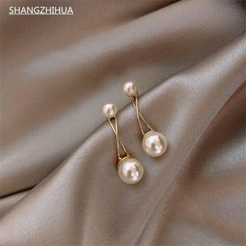 New 2021, Elegant and Luxurious Tassel Pearl Earrings for Women, Trend Unusual Jewelry Gift Accessories for Fashionable Girls