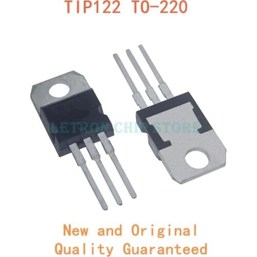10pcs TIP122 TO-220 TO220 Darlington Transistors PNP Epitaxial Darl new original