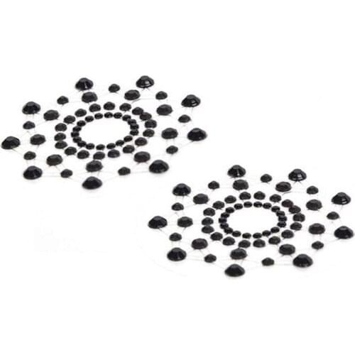 Comeondear 1 Pair Acrylic Nipple Covers Rhombus Shape Breast Face Jewels Acrylic Tears Gem Stones Bindi Chest Stickers