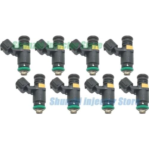 8pcs Fuel Injector Nozzle For V-W Volkswagen Passat 3C Polo Skoda Roomster Seat Ibiza Cordoba 03C906031