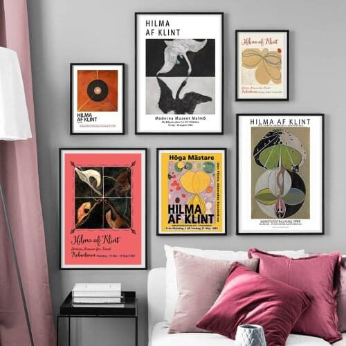 Hilma af Klint Swedish Quote Art Print Inspirational Poster Sweden Scandinavian Modern Canvas Painting Prints Home Wall Decor