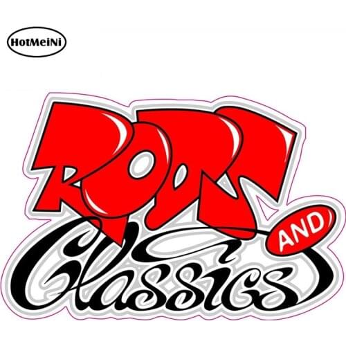 HotMeiNi 13cm x 8.6cm Rods and Classics Decal Funny Car Styling Personality Waterproof Car Stickers Vinyl Decal Graphical