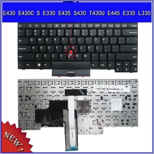 Laptop Keyboard for Lenovo IBM E430 E430C S E330 E435 S430 T430U E445 E335 L330 Notebook Replace US Keyboard