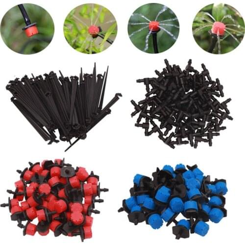 60m PIPEGarden Drip Irrigation Kit Micro Mist Spray Cooling System 4/7mm Hose Automatic Watering Sprinkler Dripper Tee Connector