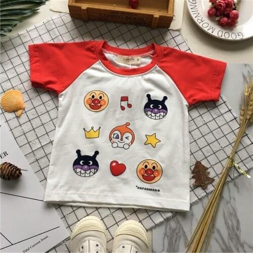 Tonytaobaby Summer Wear New Style Baby Cartoon Pure Cotton Short-sleeved T-shirt Girls Shirts