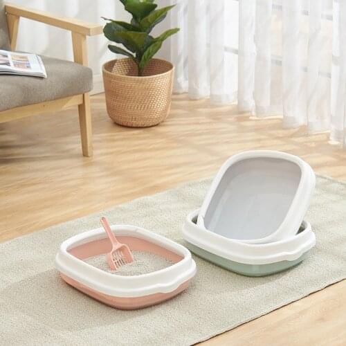 Litter box Anti-splash cat litter box cat pet supplies semi-enclosed cat toilet toilet tray