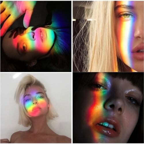 Master Rainbow NEW Arrival Lucky Rainbow Light Amazing Rainbow Projector 3D LED Lamp Baby Room Night Light Projector Home