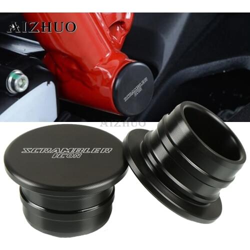 Motorcycle Nylon Moto Frame Plug Swingarm Hole Cover Caps Swing Arm Plugs Kit For Ducati Scrambler Icon 2015 2016 2017