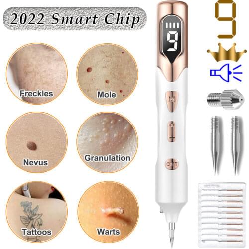 Plasma Mole Removal Pen Laser Sets Wart Remover Skin Pore Care Tools Corn Freckle Dark Tag Nevus Pimple Dot Spot Tattoo Cleaner