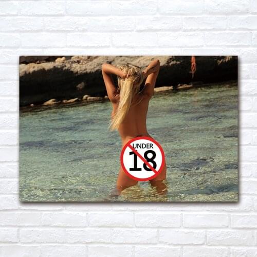 Sexy Blonde Beauty Wallpaper Wall Art Adult Model Posters and Print HD Canvas Painting for Living Room Home Decor