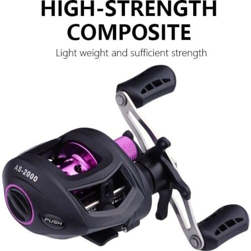 Strong Brakes Fishing Baitcasting Reel Freshwater Saltwater Fishing Wheel Metal CNC Wire Spool Baitcasting Reel 5.5KG Max Drag