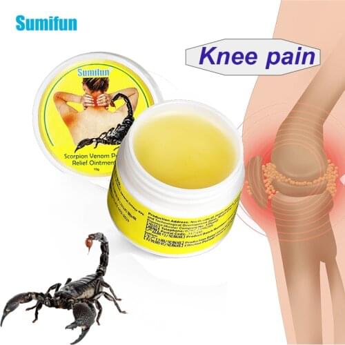 Sumifun 10g Scorpion Venom Analgesic Balm Sprain Lumbar Knee Pain Relief Cream Rheumatoid Arthritis Massage Plaster