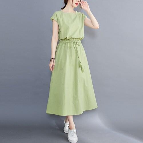 Yeqedu Solid Summer Dresses