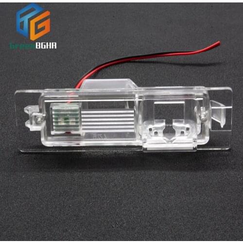 Green BGHR License Plate Lights Housing Car Rear View Camera Bracket For BMW E81 Z8 Mini Clubman R55 F75 i3 Mega City F20 F21