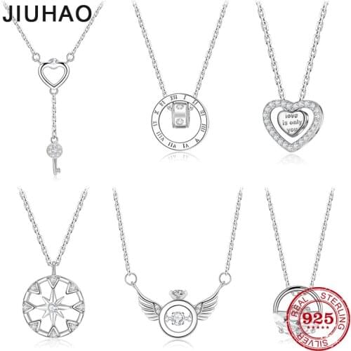 Hot sale 925 Sterling Silver Dreamcatcher shape Chain Pendant Necklace for Women Sterling Silver Jewelry