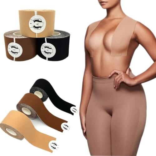 Hot Breast Lift Boob Tape Adhesive Bras For Women DIY Nipple Cover Push Up Bra Body Invisible Sticky Bra Intimates Sexy Bralette