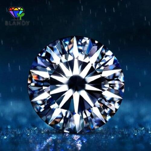 10 Hearts And 10 Arrows Cut CZ Stones 4.0~10.0mm 5A Quality Star Cut White Cubic Zirconia Stone Synthetic Gems Beads For Jewelry
