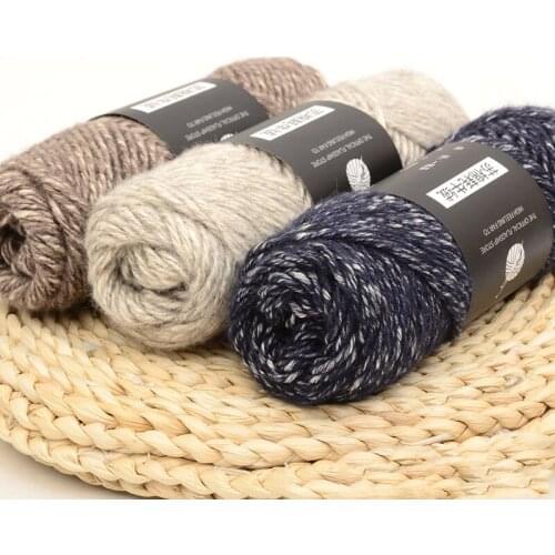 100g ColorFul Long Segment Dyed Soft Warm Baby Yarn Yak Yarn Hand Knitted Woolen Thread For Crochet Needlework