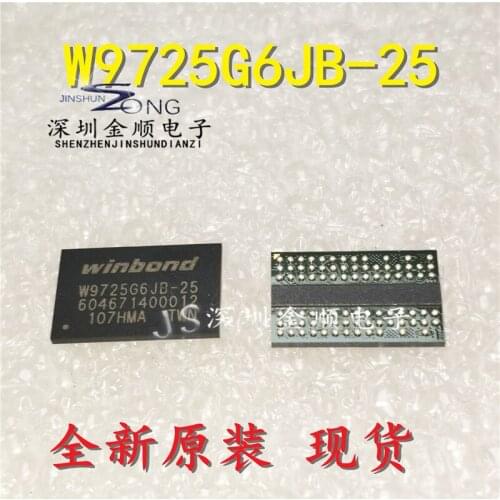 100% New&original In Stock W9725G6JB-25 DDR2 BGA