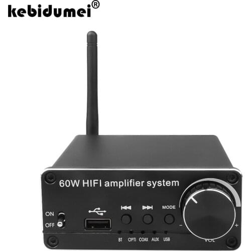 192Khz Mini Bluetooth 5.0 HiFi Amplifiers Bluetooth Receiver Stereo Home Audio Digital Sound Amplifier Support DAC PCM/LPCM