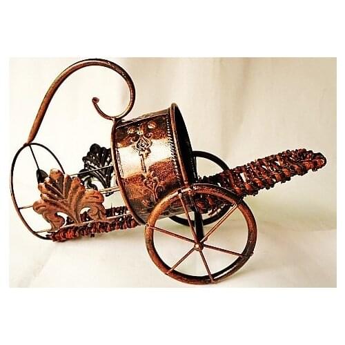 1x Stylish Wine Rack Iron Wine Bottle Holder Stand Bronze Plated fashion home decoration