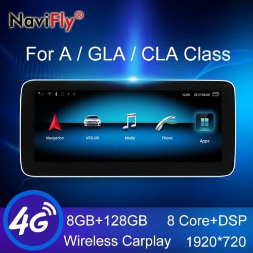 2021 8G+128G Wireless Carplay Android All In One Car Intelligent System For Benz A Class W176/GLA-Class X156/CLA-Class C117