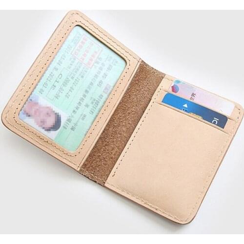 Brand Designer Business Card Holder Small Purse Wallet Cow Leather Credit Card Wallet Female ID Card Bag Drivers License Wallet