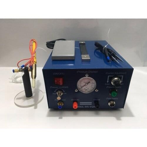 Diy 220V/110V Crafts Pulse Argon Spot Welder with Handheld for free 400W Welding Jewelry Gold Silver Platinum Palladium